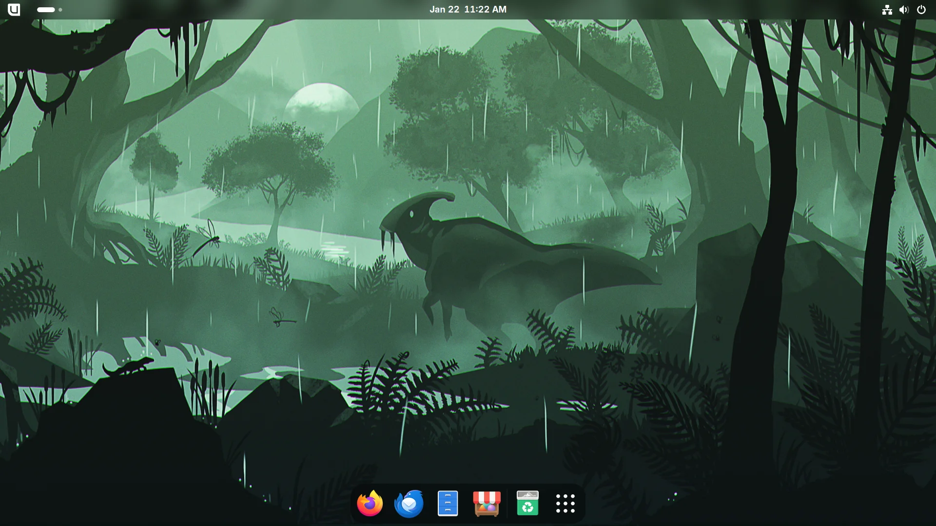 Bluefin desktop screenshot