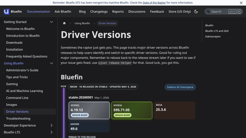 Driver Versions